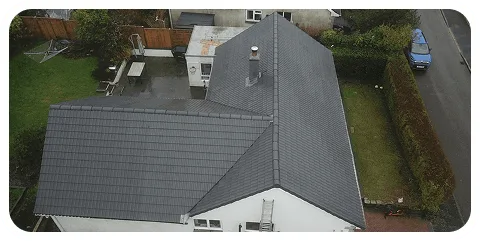 Natural slate roof restoration